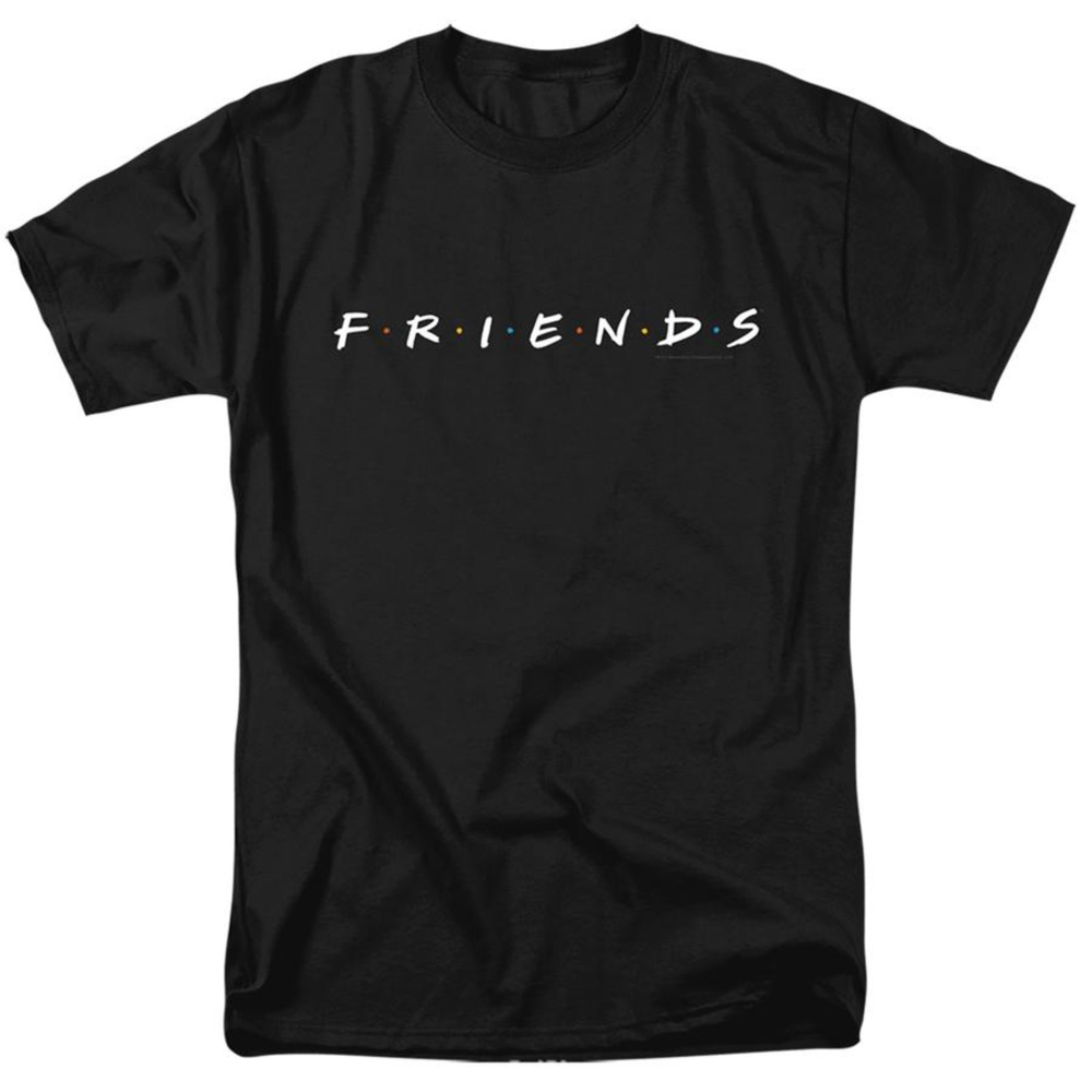Friends Logo Black T-shirt from Warner Brothers